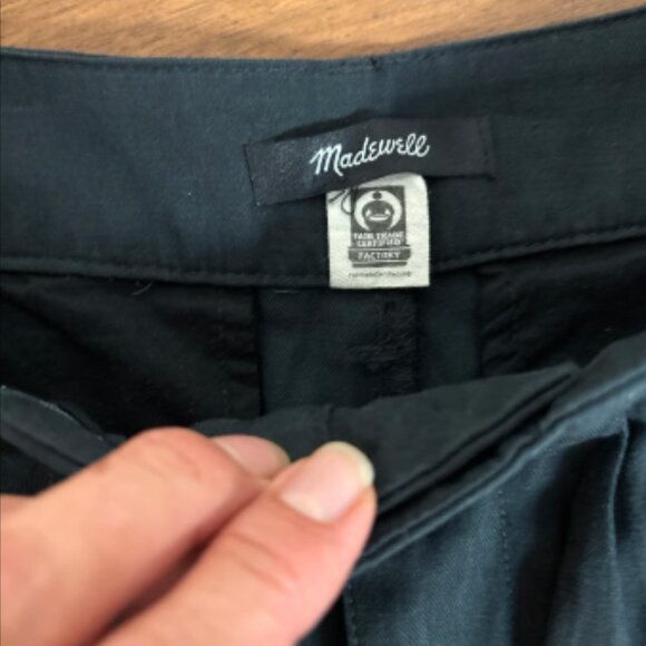MADEWELL HARLOW WIDE LEG PANTS TROUSER DEEP INDIGO NAVY $120 NEW 12 - Picture 14 of 14